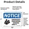 Signmission Emergency Evacuation Staging Sign With Symbol, 10 in W x Rectangle, Vinyl Decal OS-2PACK-NS-D-710-L-11799 - alternate 5